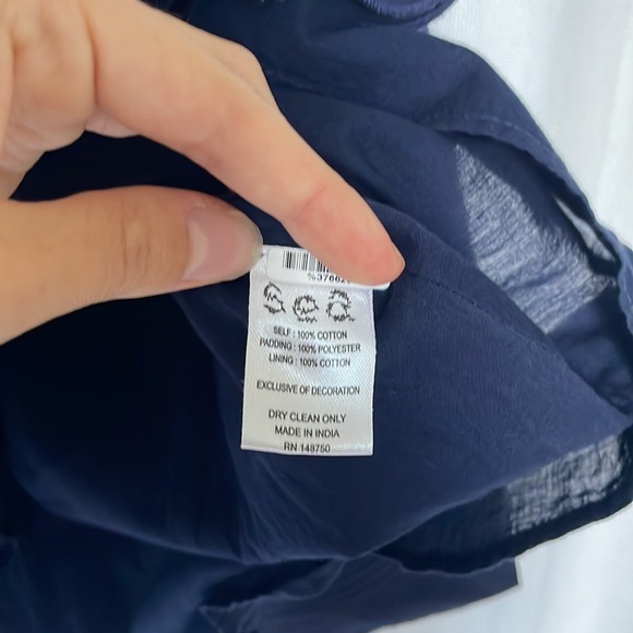 Sea NY Heidi Heart Mini Dress Navy - Picture 4 of 4